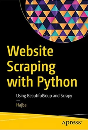Copertă Website Scraping with Python